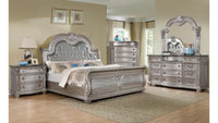 Roma Bedroom in Champagne/Silver