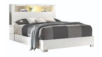 Elaine bed White