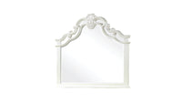 Milan Mirror in Milky white